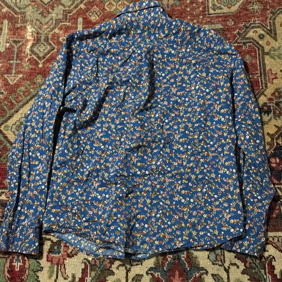 Lands' End Floral Dress Shirt - Picture 8 of 8